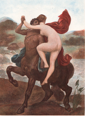 The Centaur and the Nymph
from the painting by H. F. Giacomotti